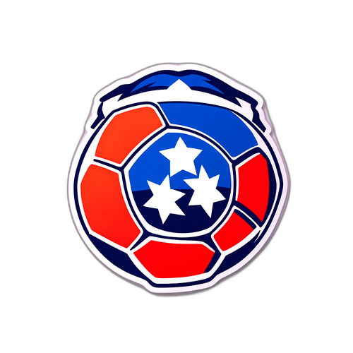 สติกเกอร์ฟุตบอลสีสันสดใส