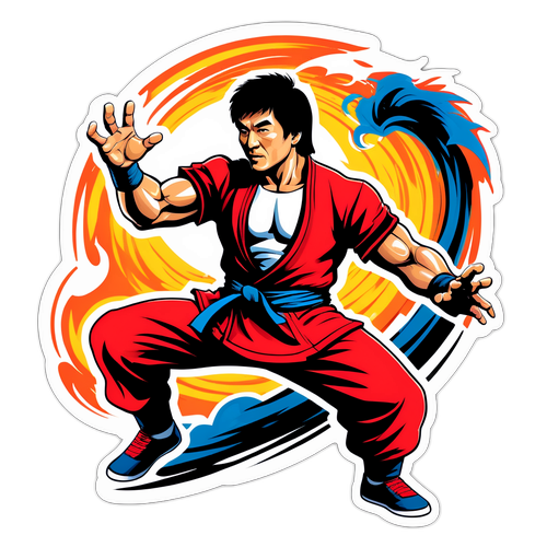 A Jackie Chan hős dinamikus akciója