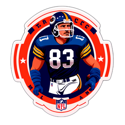 Vintage NFL Commander Sticker