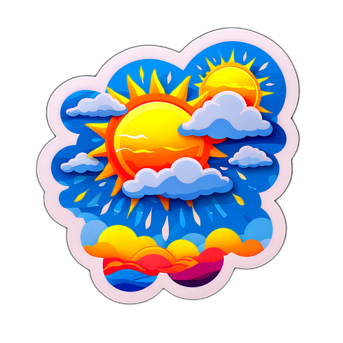 Sticker del clima en San Luis