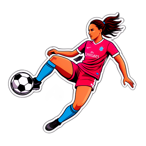 Vrouwelijke Champions League Sticker