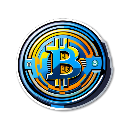 Revolusi Bitcoin: Logo Keren dalam Latar Futuristik yang Menggoda!