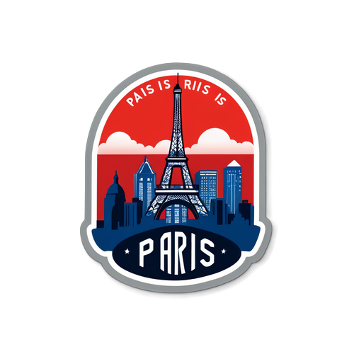 Şık PSG Sticker Tasarımı