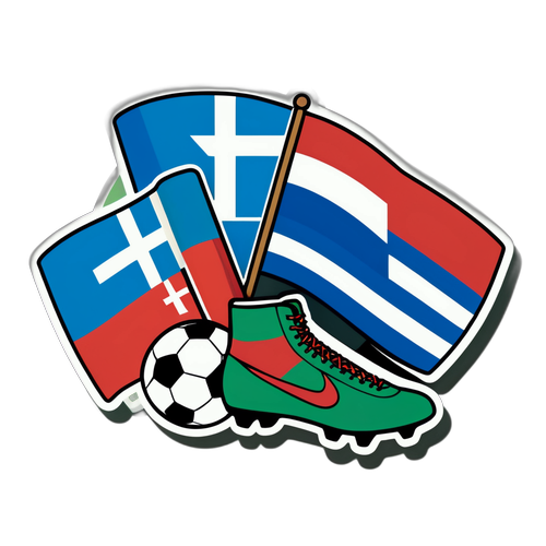 Sticker ya Mchezo wa Soka ya Kihistoria