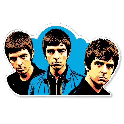 Le Stickers Vintage qui Tient Oasis en Vie : Liam et Noel Gallagher comme Jamais Vus !