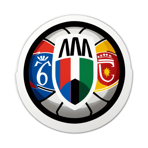 Fantastisk Sticker: Oplev Serie A med Italiens Mesterværker og Fodboldens Stolthed!