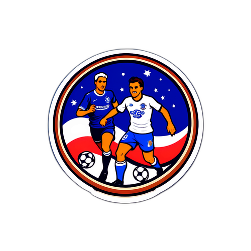 Adesivo Retro della Partita Cruzeiro vs CRB