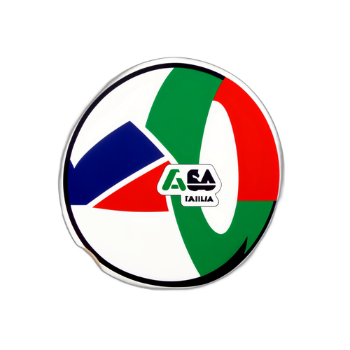 Sticker van het Serie A-logo