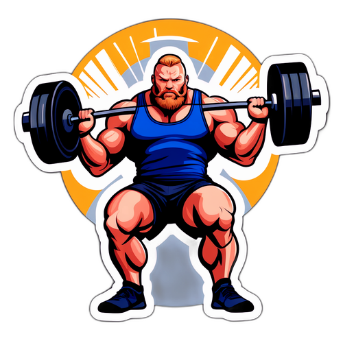 Strength and Determination: Hafthor Bjornsson in Action
