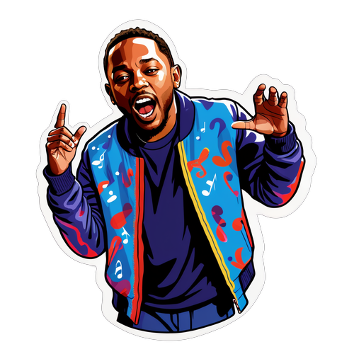 Stika ya Pop Art ya Kendrick Lamar