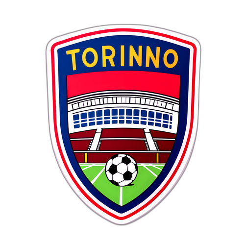 สติ๊กเกอร์แสดงการเดินทางสู่สนามฟุตบอลโตริโน