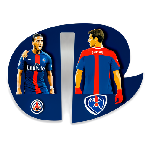 Párizs Saint-Germain vs Arsenal pillanata