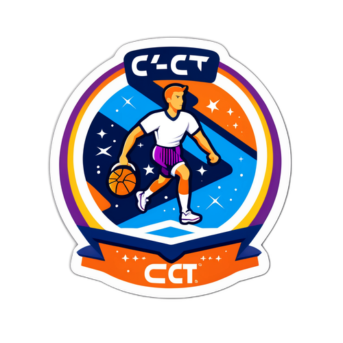 Logo ČT Sport Plus s audiovizuálními prvky sportu