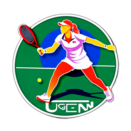 Stiker Sukan US Open Tennis 2025