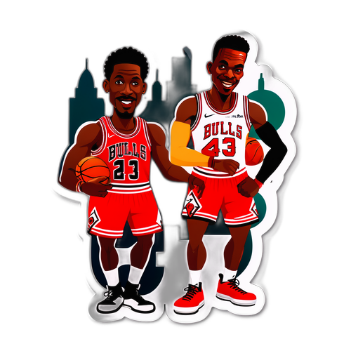 Bulls vs Jazz Legends Stickers