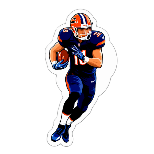 Animated Sticker of an Athlete in Motion