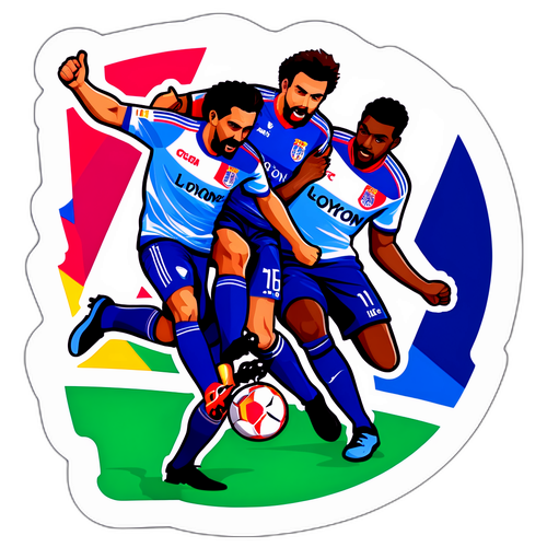 Динамика игры Лиона: игроки в момент забития гола