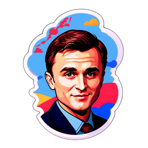 Minimalist Klistremerke: Hvem er Charlie Kirk?