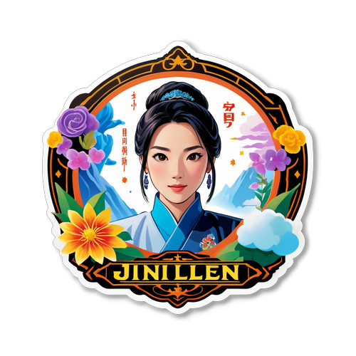 设计一个名为Jin Saileen的相框