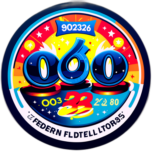 Sticker Informativo: Prêmios da Loteria Federal