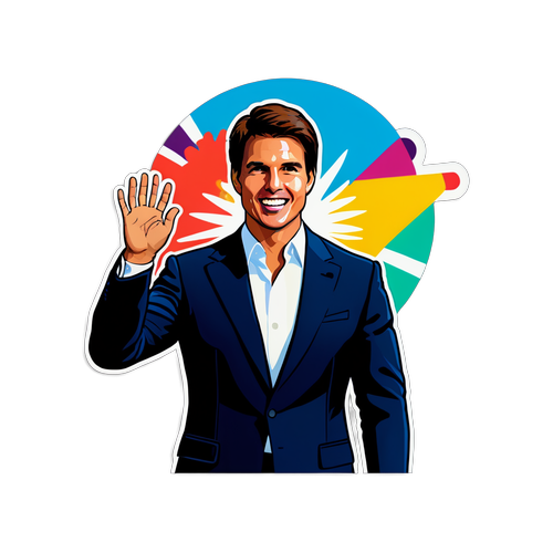 Tom Cruise feiert die Olympischen Spiele 2024