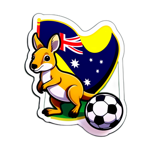 Sticker ya Timu ya Taifa ya Australia