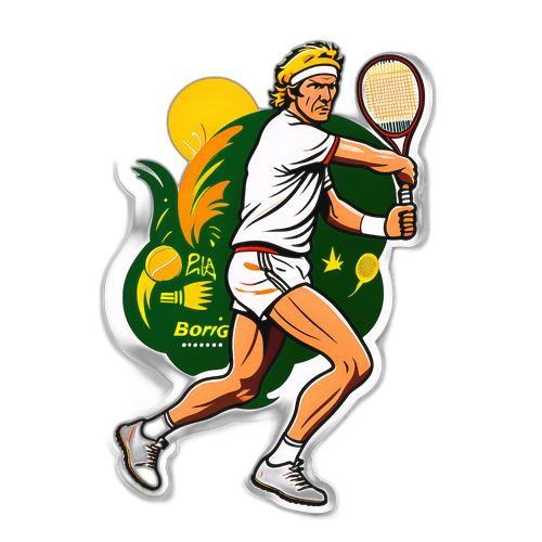 Bjørn Borg i klassisk tennismatch