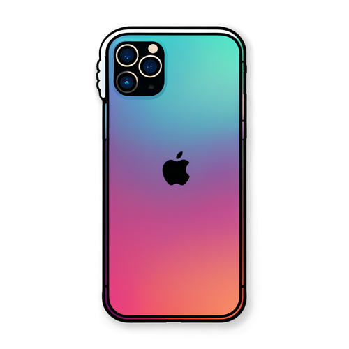 Sleek iPhone 16 Pro Sticker Design