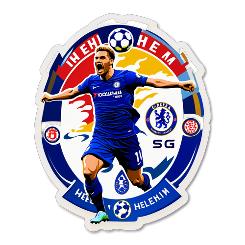 Stiker Pertandingan Heidenheim vs Chelsea