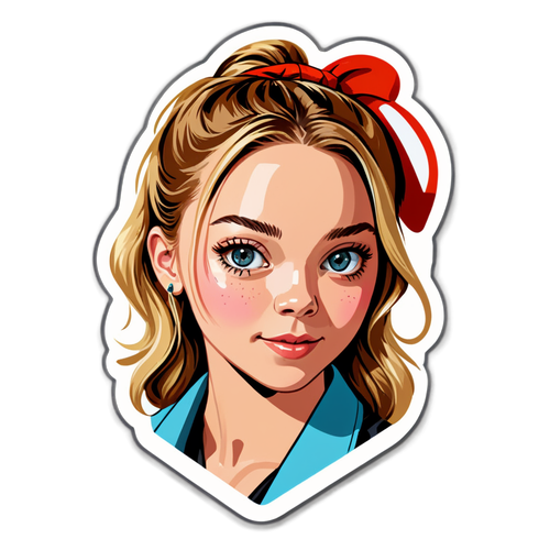 Sticker elegante di Sydney Sweeney