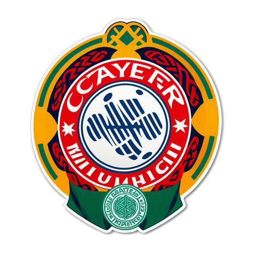 Fußballaufkleber Bayern München und Celtic