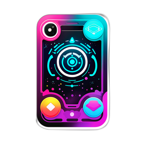 Futuristisk iPhone 17 Sticker