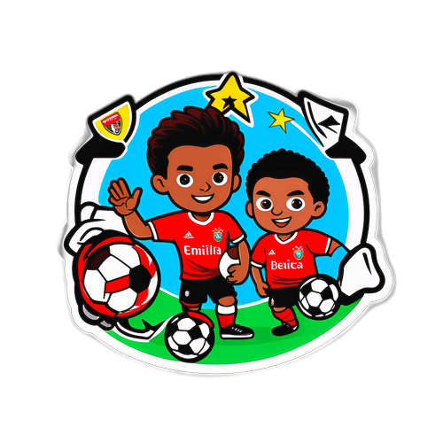 Stiker Permainan Estrela Amadora dan Benfica