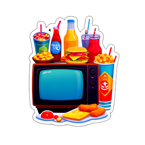 Türkisches Fernseh-Snack Design