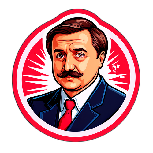 Иллюстрация Арсения Бородина как популярного блогера с забавными подписями