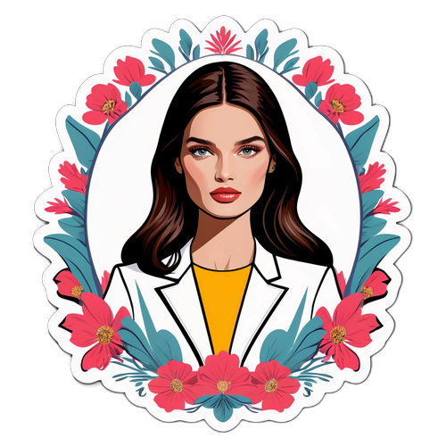 Adesivo Elegante di Bianca Balti