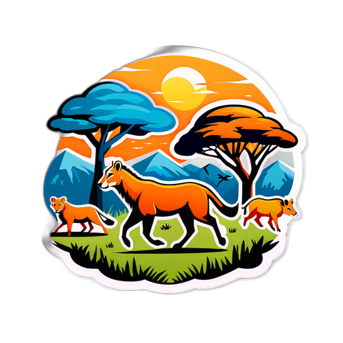 サバンナの動物たち