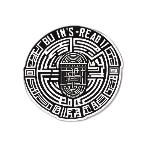 Sticker cu simbol iconic din seria 'Prison Break'