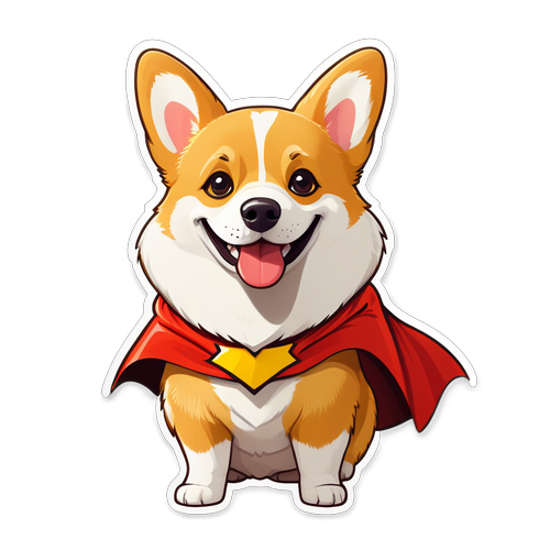 Unleash the Joy! Meet the Superhero Corgi That'll Brighten Your Day!