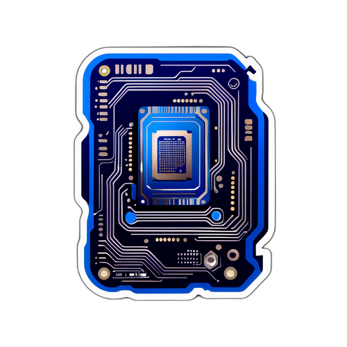 英特爾芯片電路板貼紙