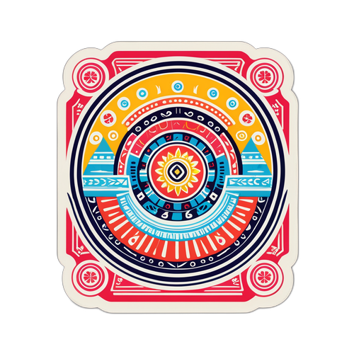 परंपरागत नागालैंड लॉटरी टिकट स्टिकर