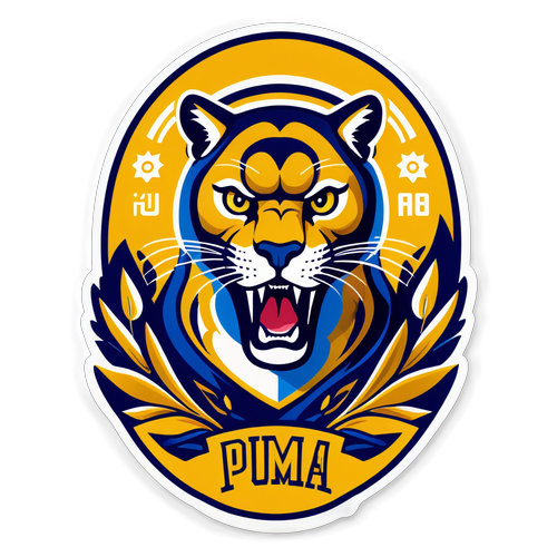 ¡Desata tu Orgullo Universitario con este Sticker de Pumas UNAM que Hará Temblar a Todos!