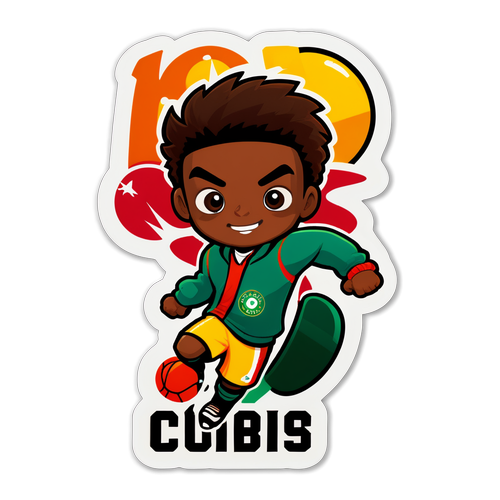 Sticker inspirado en eventos deportivos