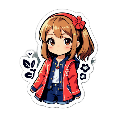 潮流でスタイリッシュなサカシタチサトのファッションステッカー