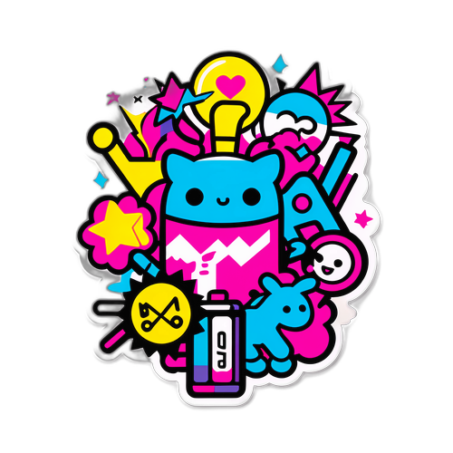 T-paita MTV-sarjojen symboleilla