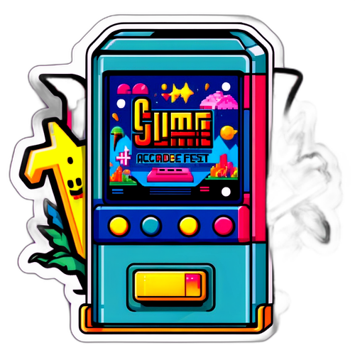 Retro Konsola Arcade na Letnim Festiwalu Gier 2025