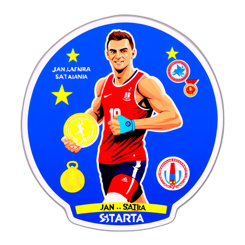 Nálepka Jana Šatry
