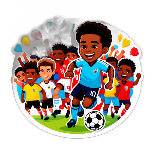 Nicolas Jackson Futbol Sticker