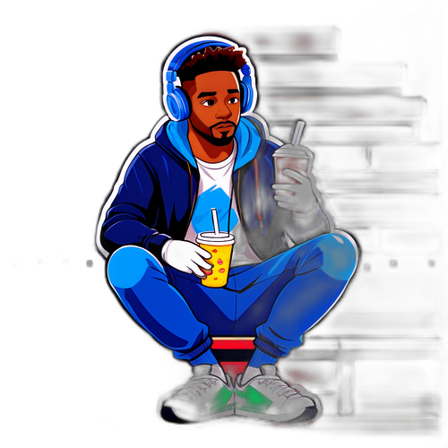 הוא יושב על היציעים