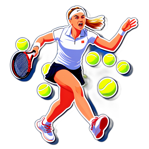 Tenisová akce s Martinou Kostyuk